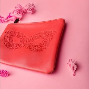 NWOT Masquerade Red Cosmetics Case